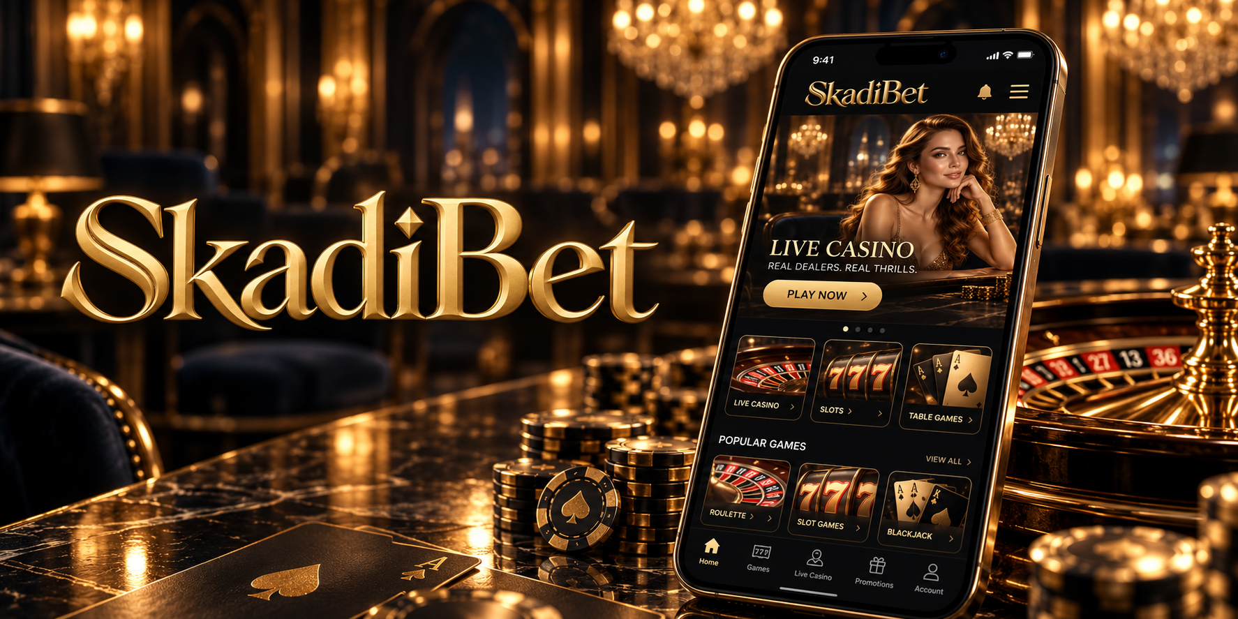 SkadiBet Casino App Screenshot